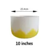 10 inches with bag