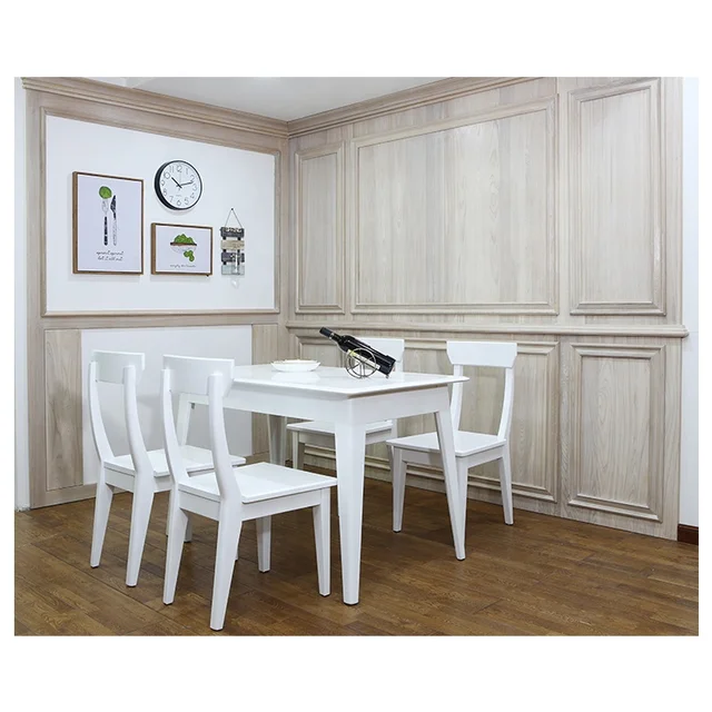 Birch Finger Joint Table Solid Wood Top Dining Room Table