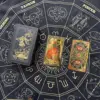Juego de cajas magnéticas hexagrama negro-dorado