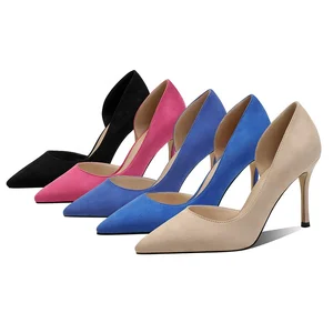 Super Comfortable Elegant & Colorful Office Lady Pumps Slip-On High Heel Pointed Toe Classic Style for Daily Summer Autumn Wear