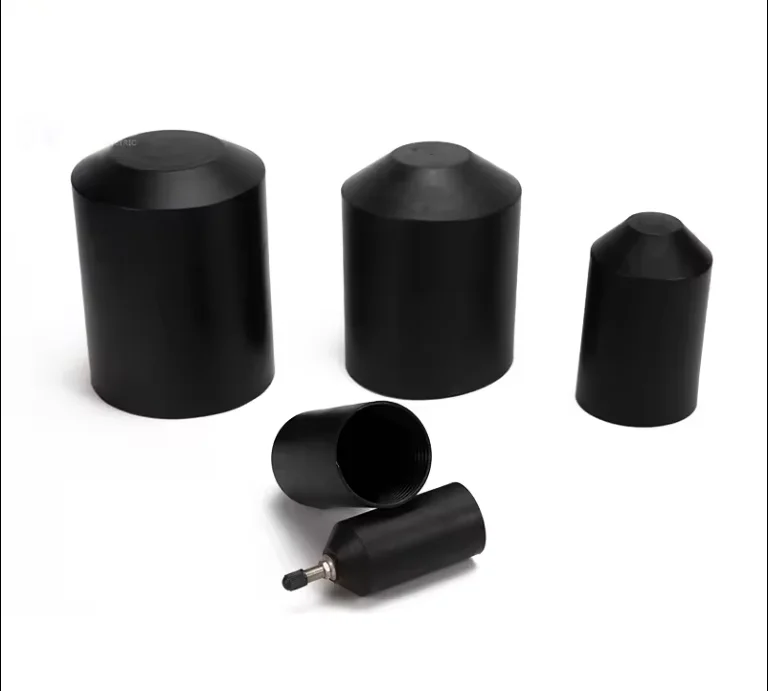 Terminal Vinyl Wire End Caps China Waterproof Black Plastic Heat Shrink End Cap for Cable