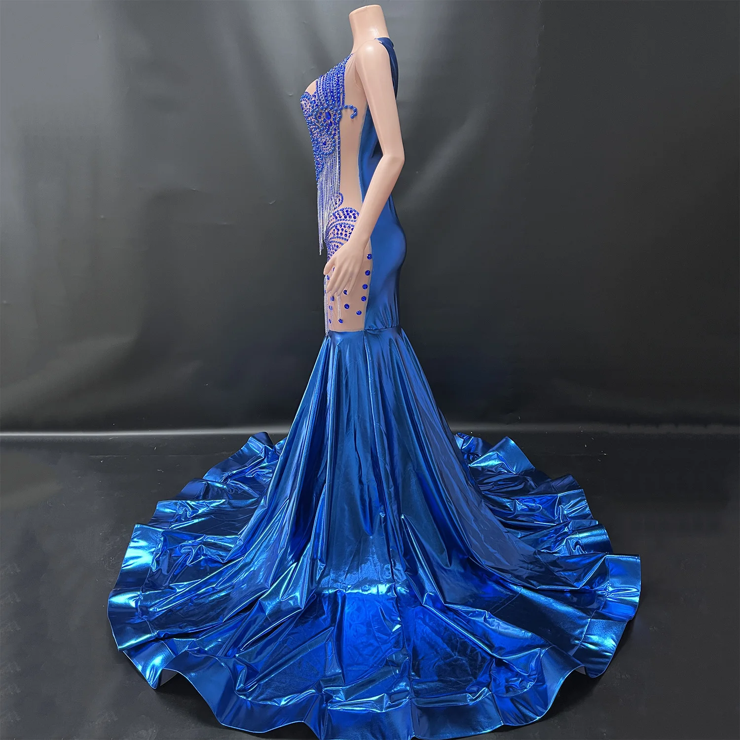 Novance 5195 Clothing Manufacturers Custom Ball Gown Blue Puffy Prom Dress Party Luxury Evening Prom Maxi Dress for Ladies Novance 5195 Clothing Manufacturers Custom Ball Gown Blue Puffy Prom Dress Party Luxury Evening Prom Maxi Dress for Ladies