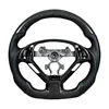 Leather+carbon fiber+black stitching+carbon trim