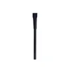 Stylo tube en papier - Noir - Recharge stylo bleue