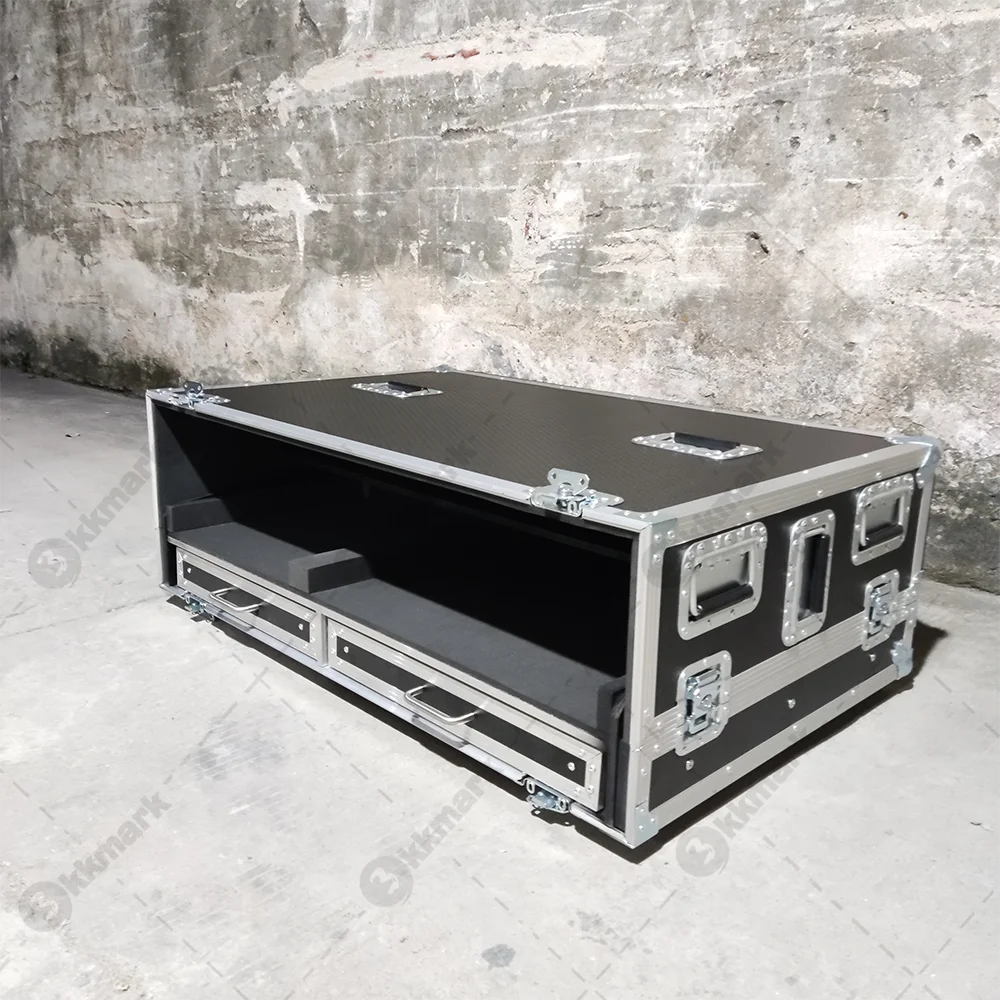 KKMARK Customized Lighting Controller Console Flight Case for GrandMA2 GrandMA3 OnPC CommandWing Faderwing