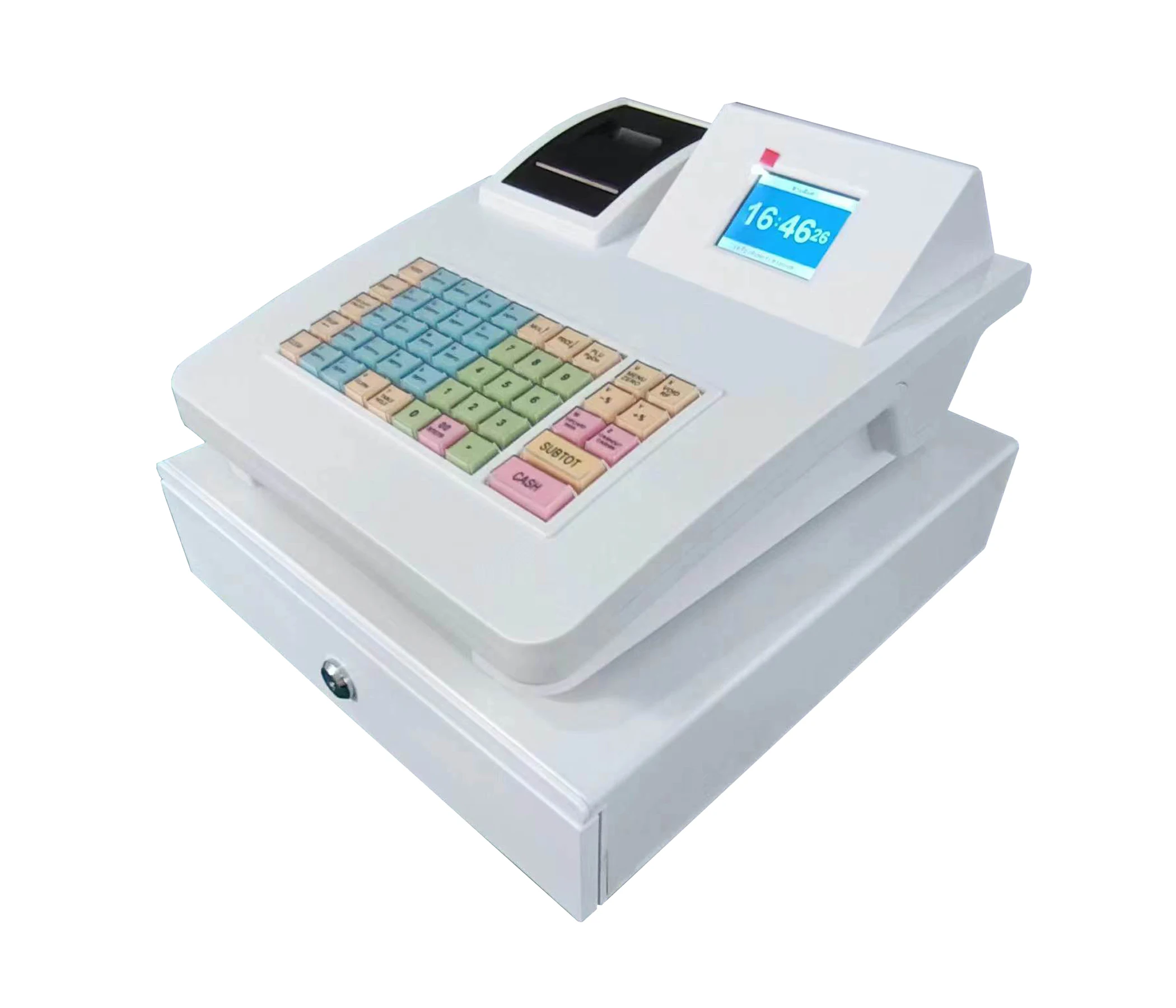 Traditional 48keys Keyboard Electronic Cash Register 686A