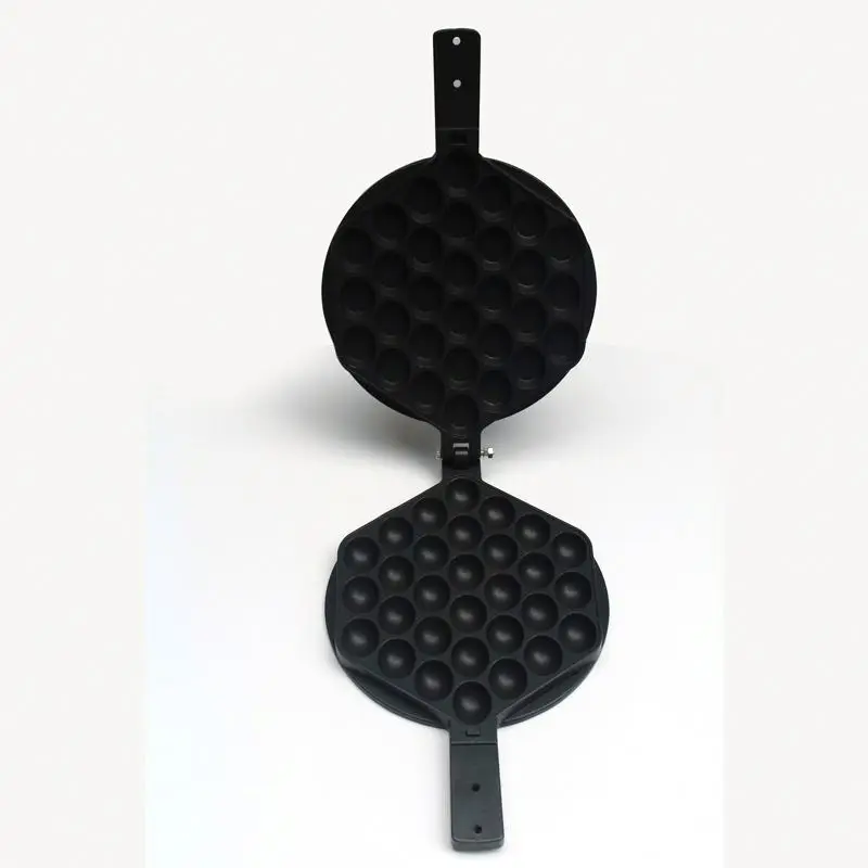 TEBAK Commercial QQ Egg Bubble Cake Baking Pan Mold Eggettes Hongkong Waffle Maker Mould DIY Muffins Plate Waffle Machine