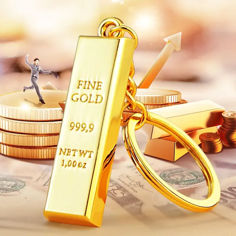 2026 Personalized Custom Logo Mini Blank Gold Plated Bar Bullion