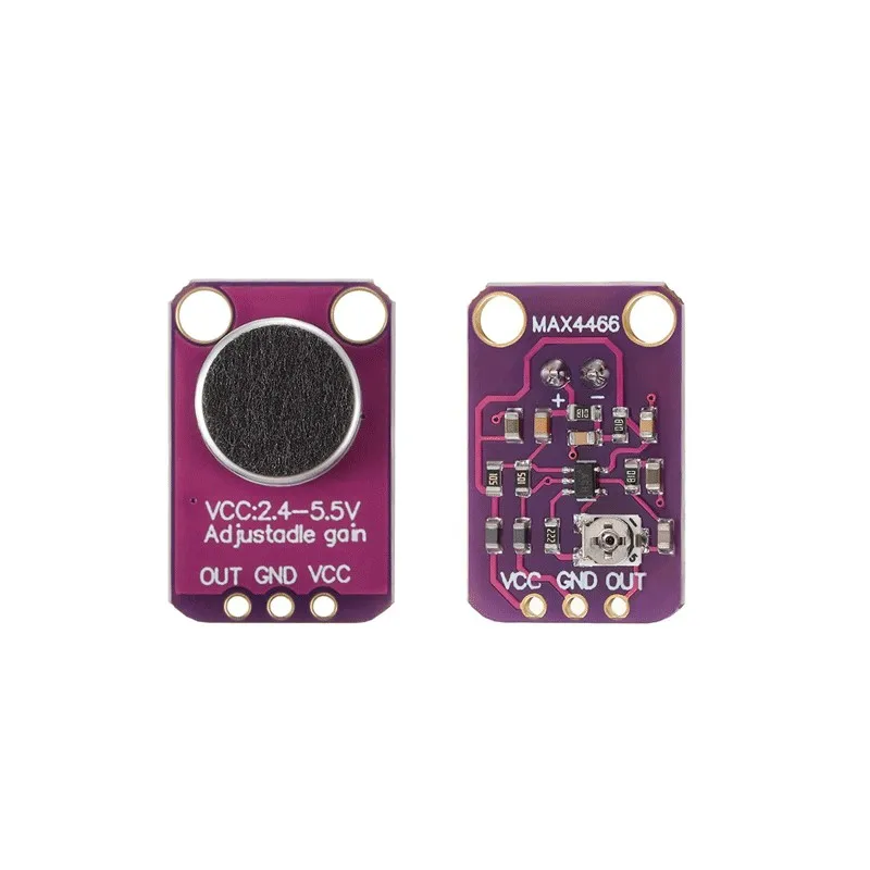 Module Capteur Son MAX4466 Lot De 3 - Amplificateur Microphone 2.4V-5.5V