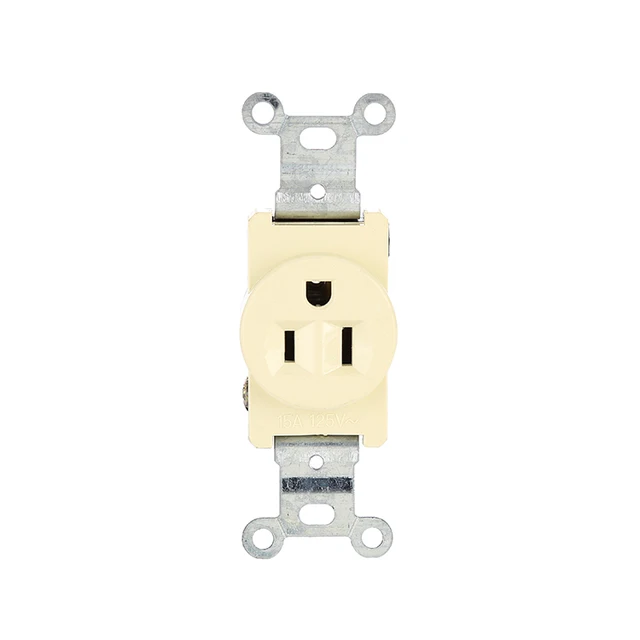 U13 10A 250V 1 gang America Standard receptacle with ABS and Copper