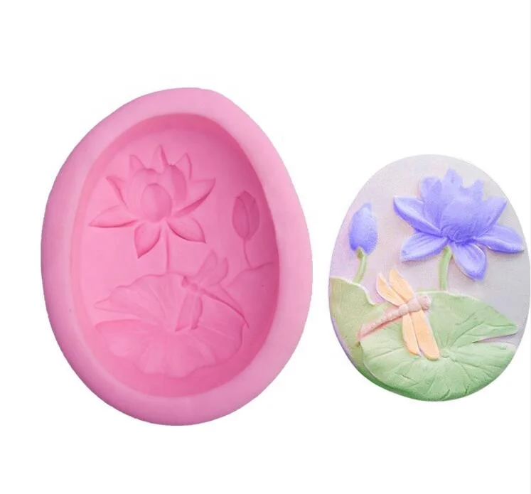 Fleur De Lotus Feuille Libellule Silicone Fondant Savon 3d Gateau Moule Gateau Gelee Bonbons Chocolat Gateau Decoration Outils De Cuisson Outil Buy Nouvelle Lotus Libellule Artisanat Art Silicone Savon Moule Artisanat