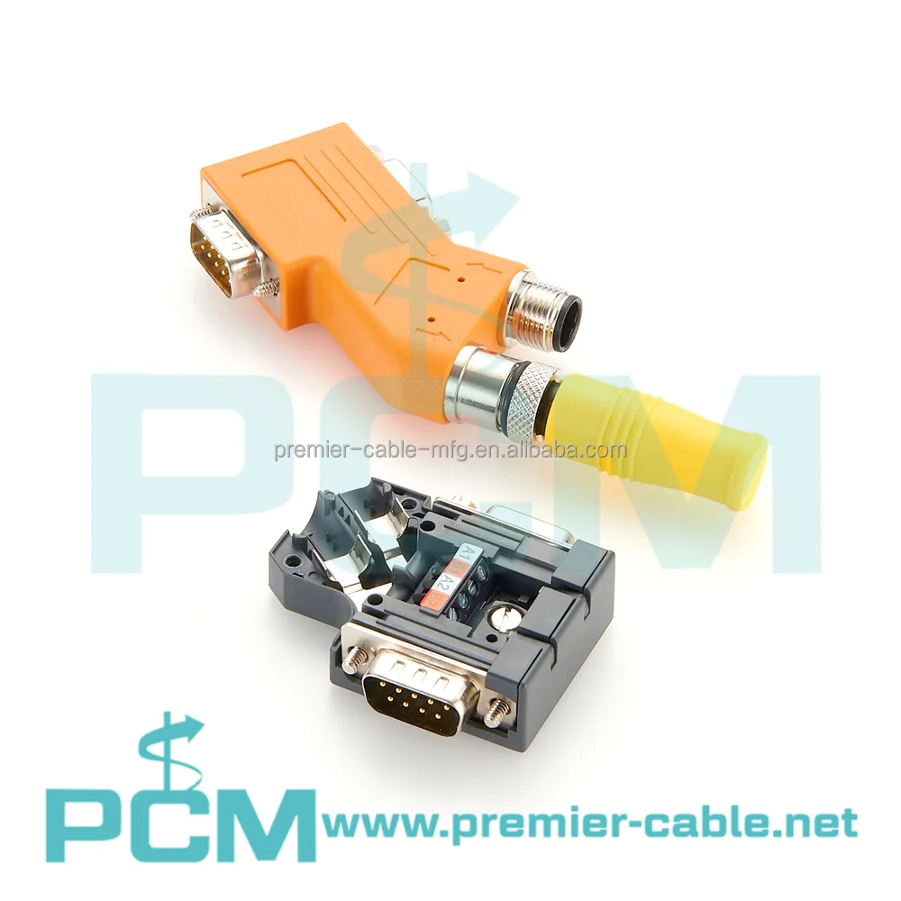 M12 to DB9 Bus Connector Profibus Module for Siemens S7 PLC manufacture