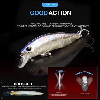 Cheery for Bearking High Quality OEM Wholesale ABS Printed Artificial Hard Bait in Hundreds of Colors for River Fishing – Hard Lure – view 5