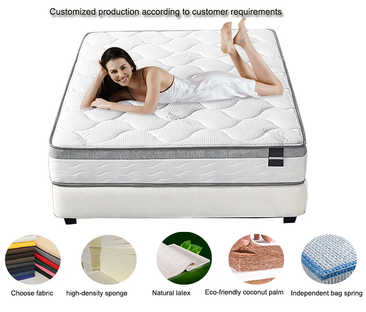 High-density, compressible, hard-supporting sponge, moderately hard and comfortable mattress