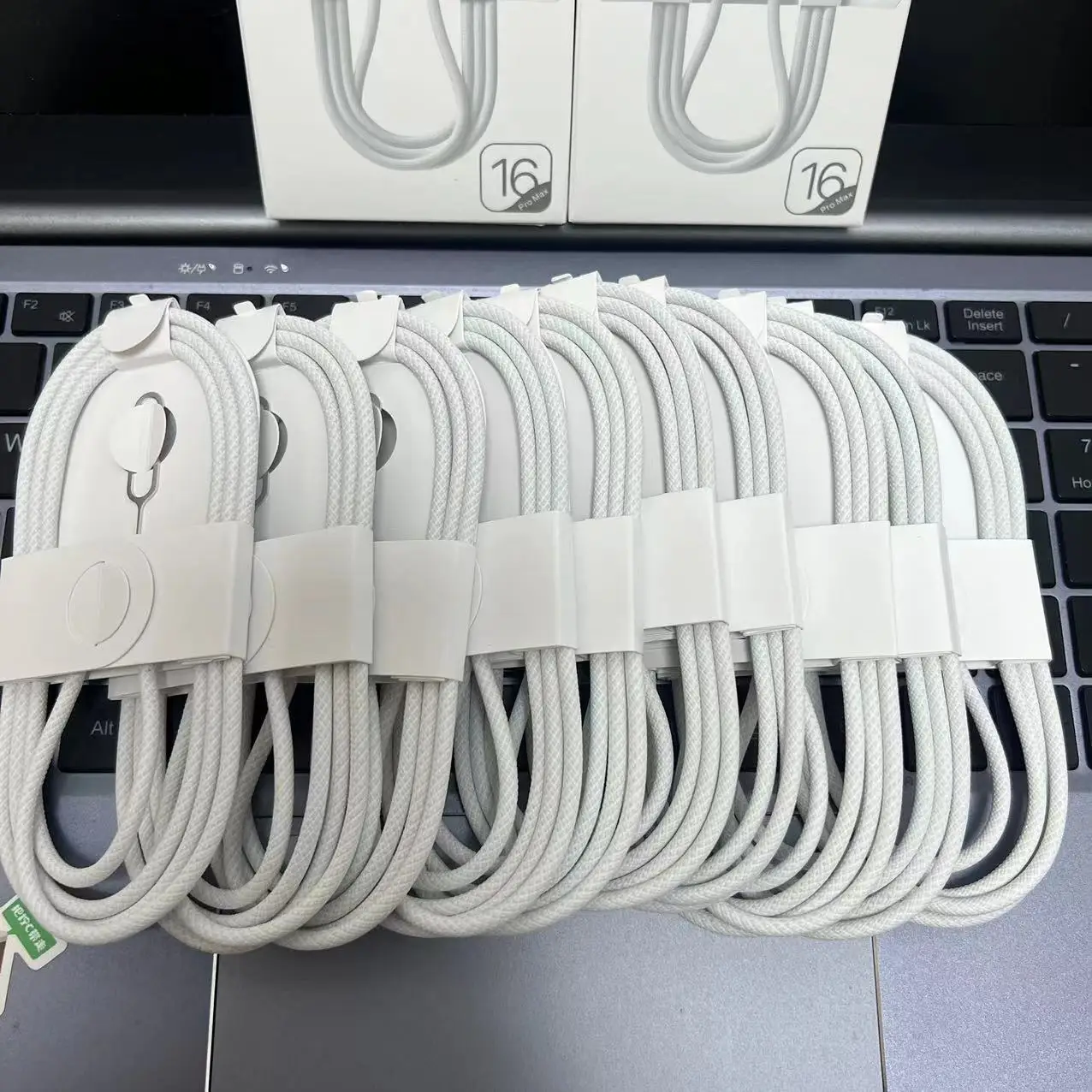 USB Type C to C Fast Charging Data Cable Braided Jacket for Smartphones Tablets Laps