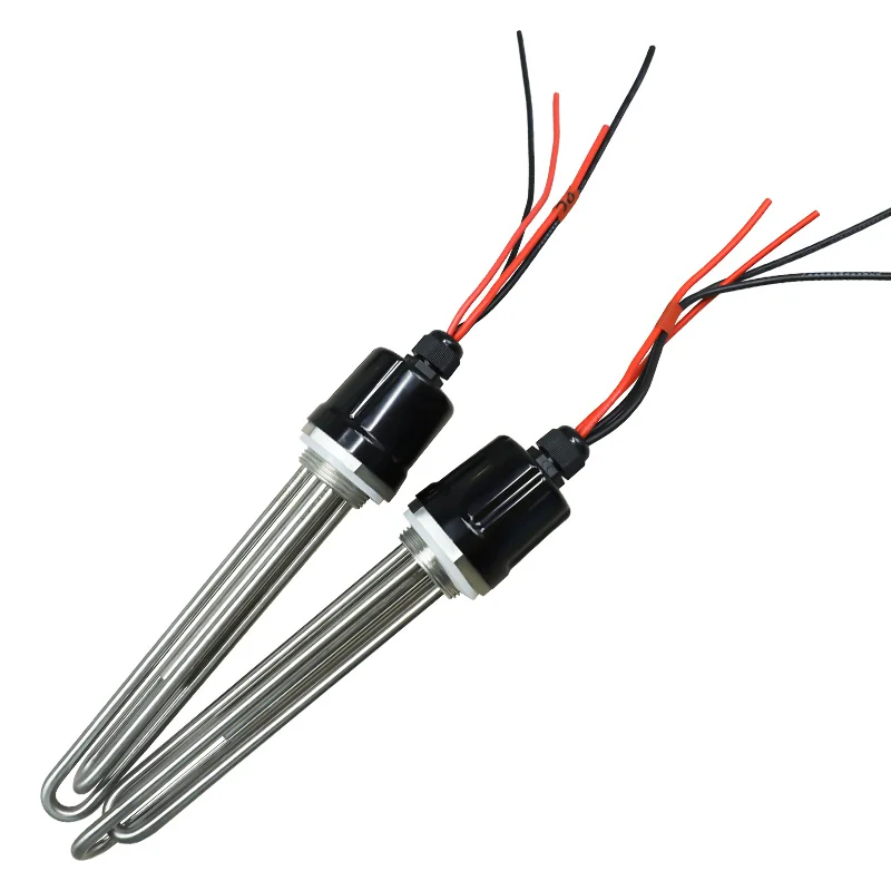 Electric Resistance 300w 12v 24v 48v Dc Immersion Heating Elements Water Heater Tubular Heater