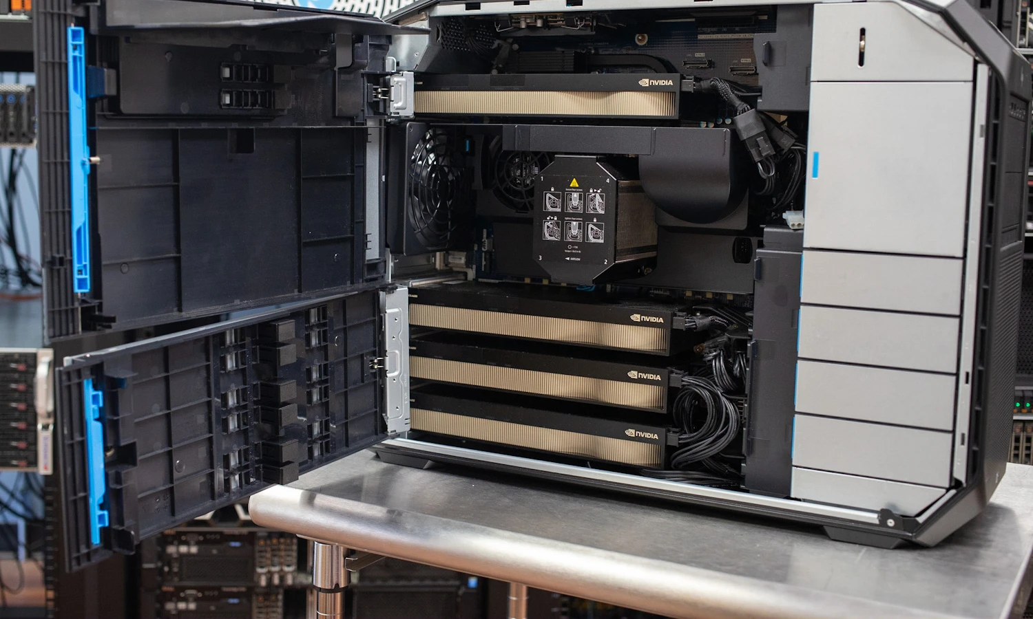 Up to 4 High-end GPUs Z8 Fury G5 Workstation Desktop PC Graphic Workstation Desktop Computer for AI Rendering