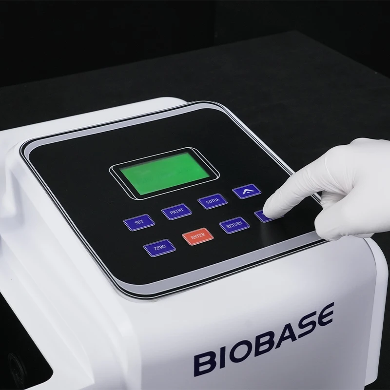 BIOBASE Single Beam 200-1020nm UV/Vis Spectrophotometer High-class Grating Portable Spectrophotometer  for Laboratory