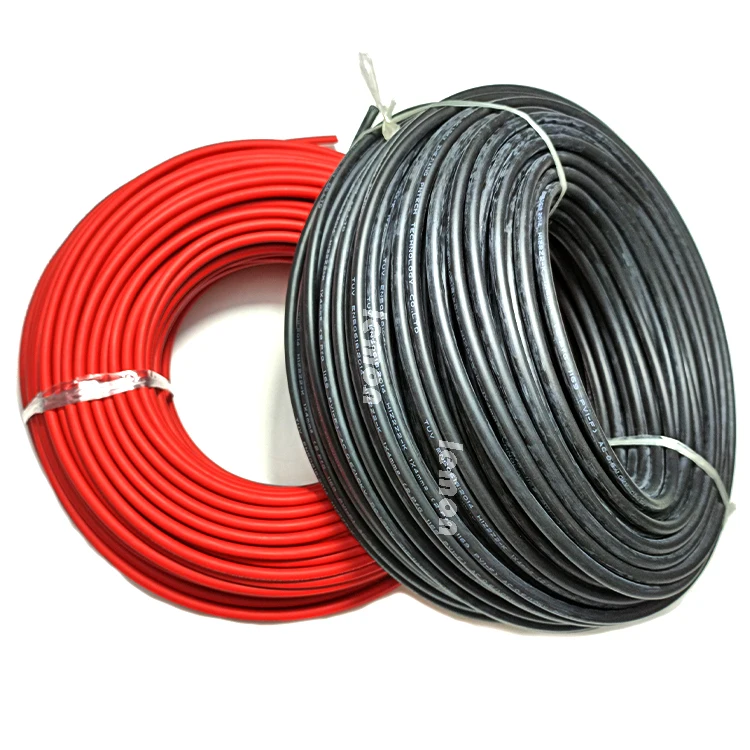 TUV Approval XLPE Insulated Tinned Copper Solar Wire 2.5MM 4MM 6MM 10MM 16MM 35MM PV Cable Solar DC Panel Power Cable