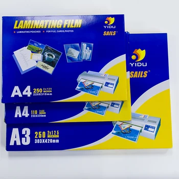 yidu 2021 new product A4 A5 A3 A6 Glossy inkjet Photo paper laminating pouches