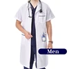 Men Blue Trim Short Sleeve
