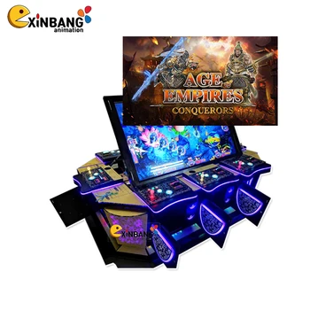 Newest Fishing Hunter Game Board Software 2/4/6/8/10 Players AGE of EMPIRES CONQUERORS Arcade Fish Game