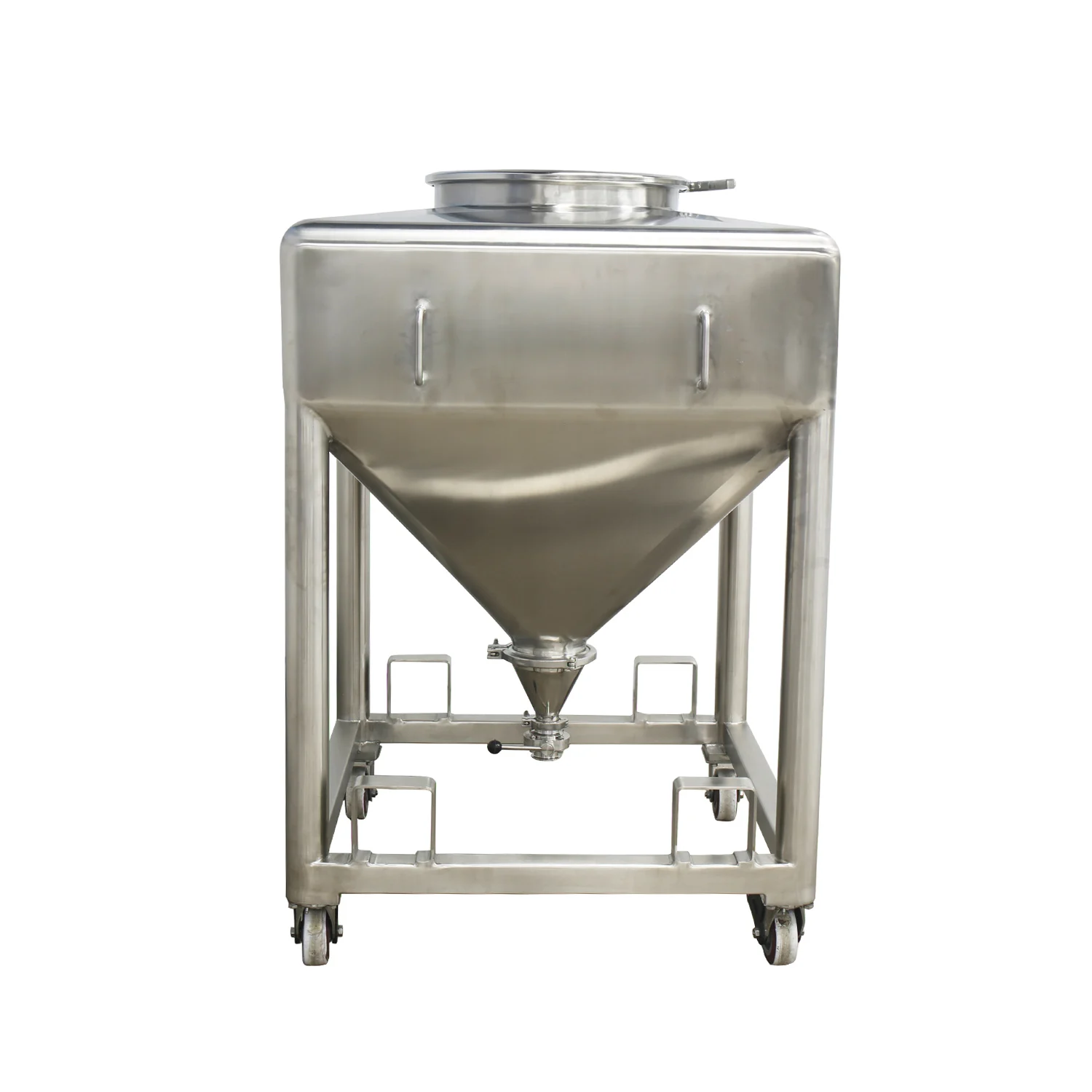 Metal Powder Storage Unit 100L 200L 500L 1000L High Quality square Stainless Steel Powder Storage ...
