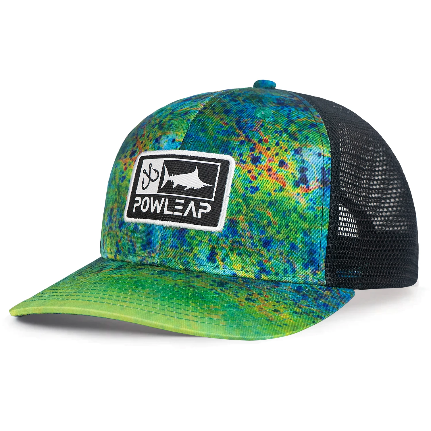Fishing Trucker Hat Mesh Cap Adjustable Snapback Outdoor Sun Protection Tarpon Fishing Florida Logo Trucker Hat | 28 colors! main image 4