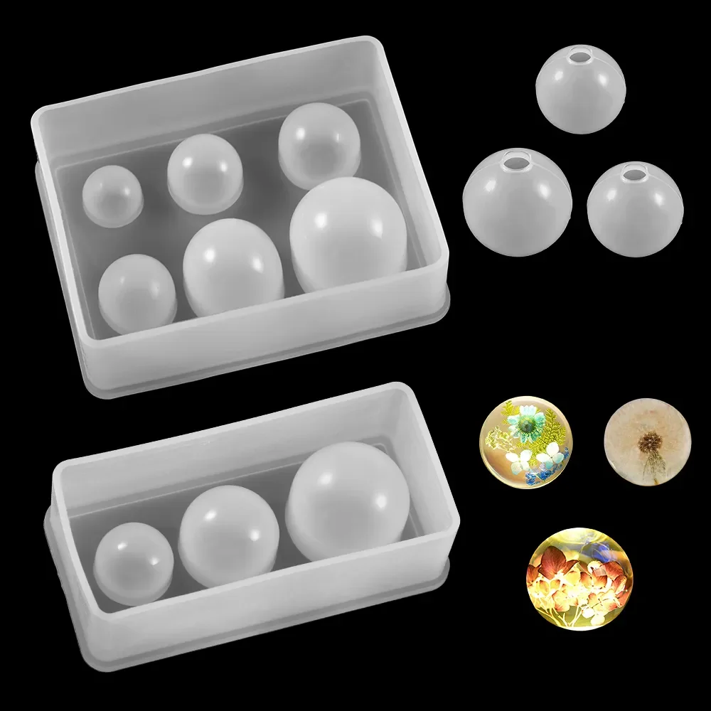 Custom Planet Silicone Resin Casting Molds Custom Size Eco-Friendly Disposable Opp Bag 6 Pieces for Making Candle