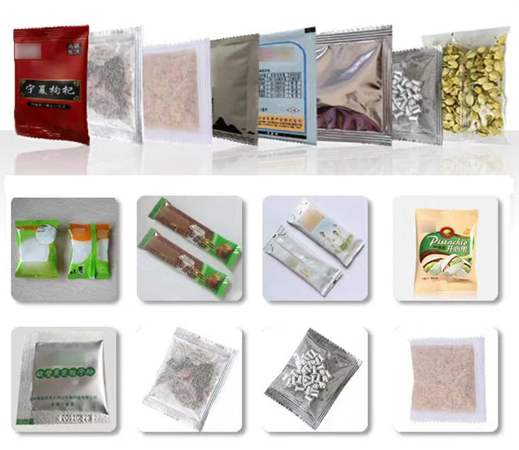 automatic pouch packing machine pouch bag packing machine and Rice Millet Nuts Raisins Whole grains Packing