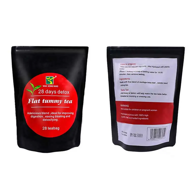Tesco T2 Fast-Acting Organic Detox Slimming Tea ISO-Certified Vitamins Encapsulated Packaged in Box for Home Weight Loss
