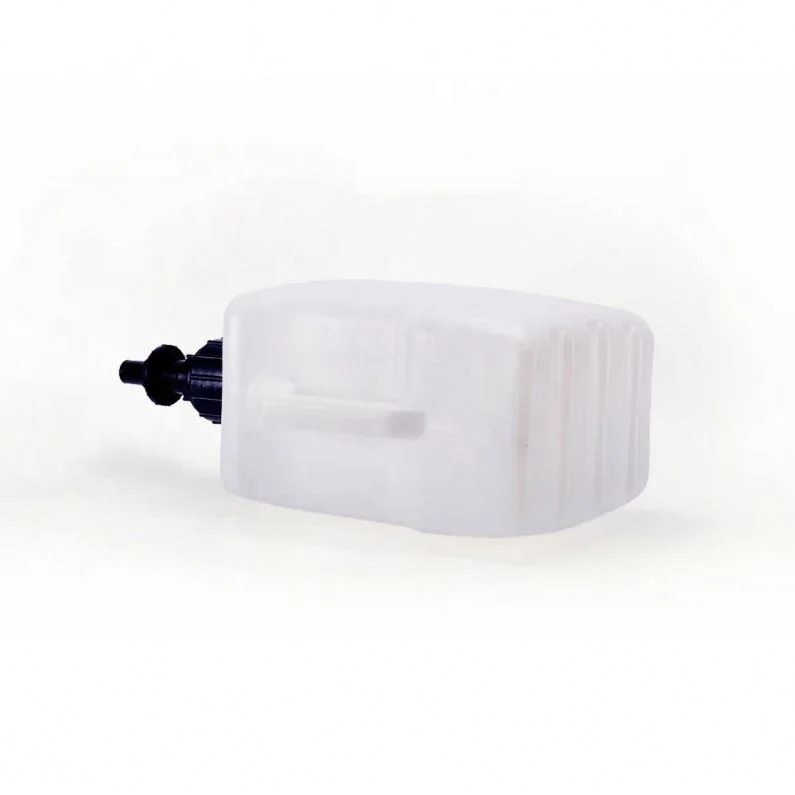 Motorcycle Tools 20 Liter Portable Plastic Rapid Fuel Jug Fast Jerry Fuel Storage Can in White With Black Cap