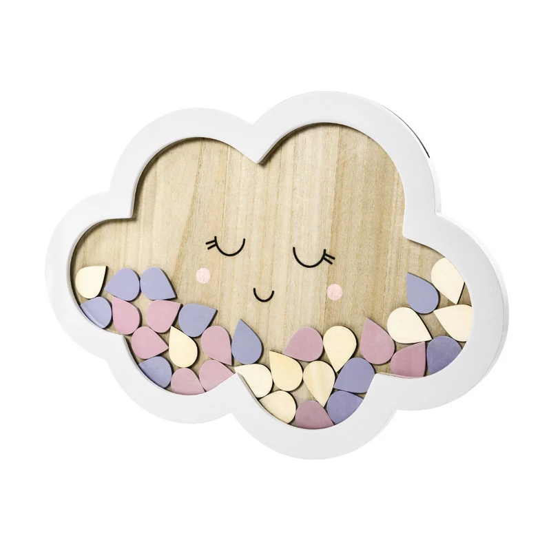 Детский душ альтернатива-облако рамка знак книга падение Топ деревянная альтернатива Свадьба Гостевая хороший подарок для детей