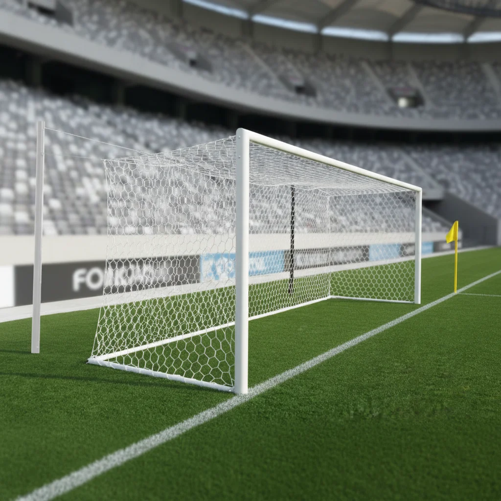 大人用フルサイズアルミサッカーゴール販売中、11人制用ソケット式