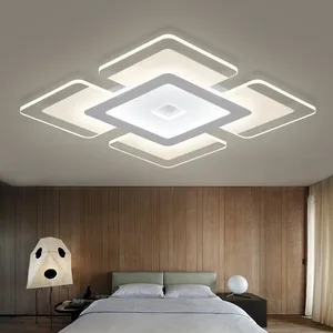 ultra Thin Ceiling Lights Surface Mount Indoor Acrylic Led square Shape Ceiling Lamp Fixture