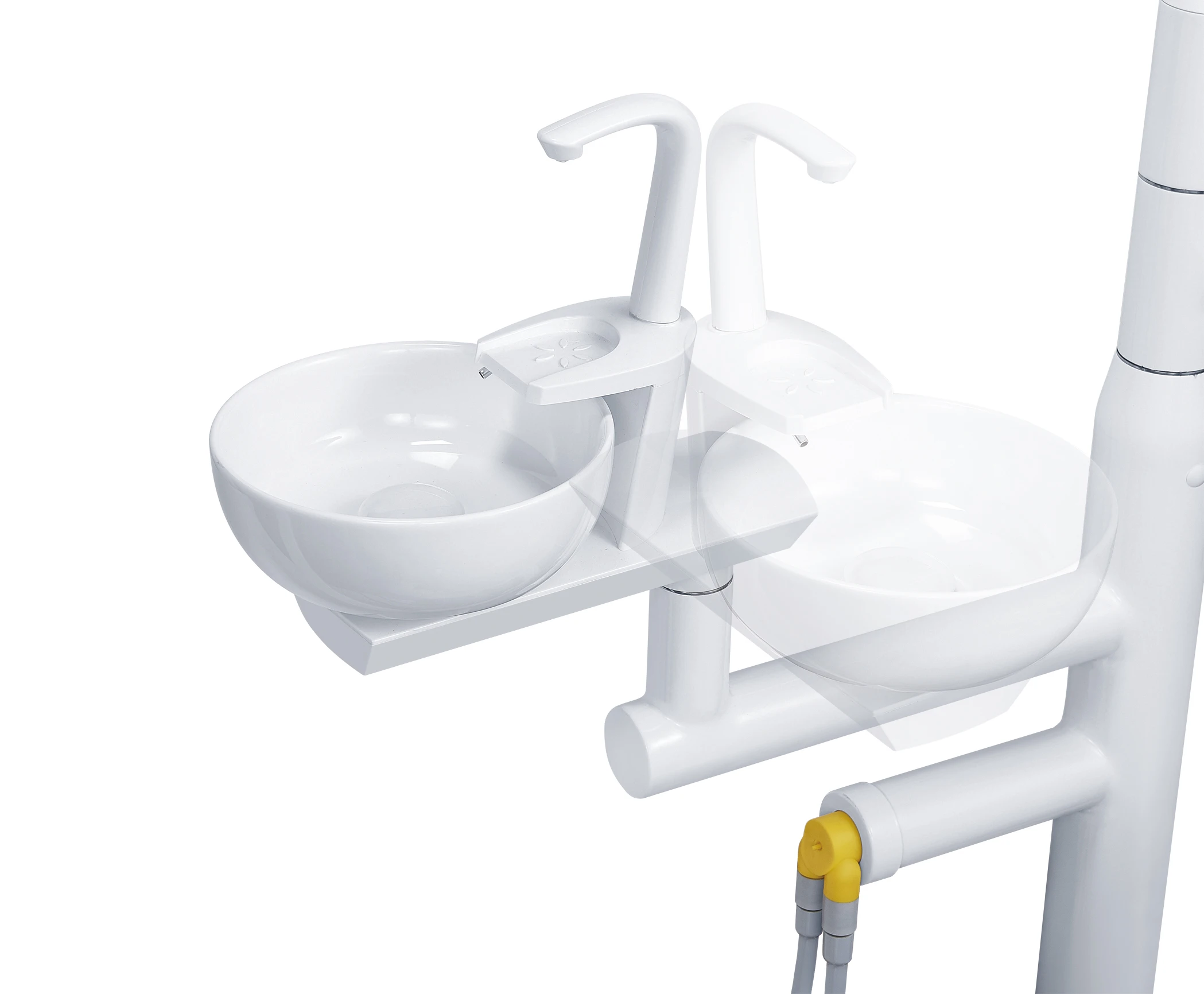 Advanced GD-S350 Electric Dental Implant Unit with Stainless Steel Dual Trays and Functional Assistant Board for Dental Chair