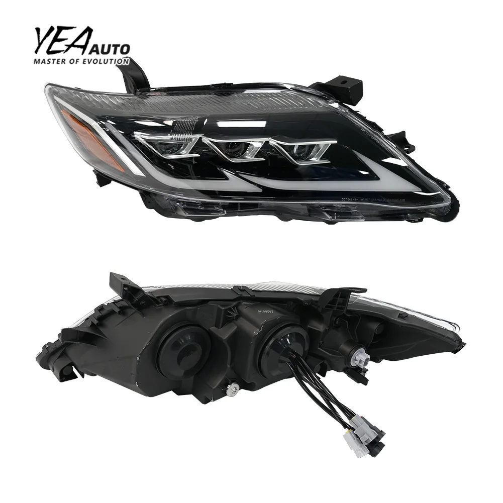 Phares avant à LED TYPE USA améliorés, 3 yeux, pour Toyota Camry, phare avant LED 2009 2010 2011, phares à vendre