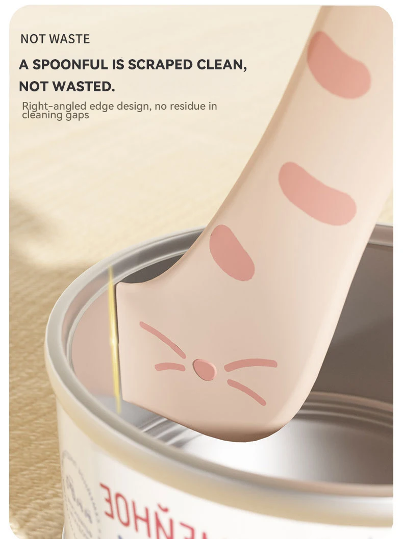 Pet Cat Can Seal Cover Dog Cat Can Opener Scoop Jar Seal Fresh-keeping Silicone Can Lid details