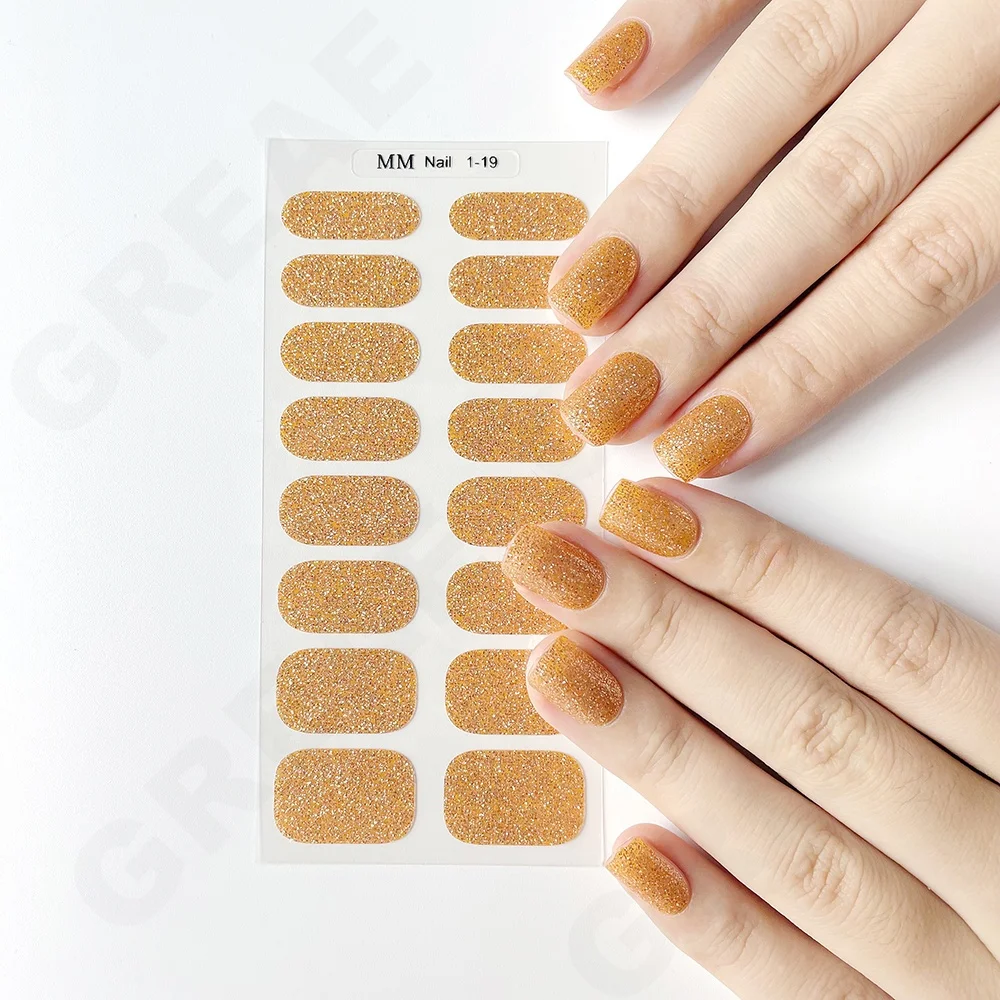 Заводская цена гелевые обертки для ногтей полутвердые Гелевые полоски OEM наклейки с