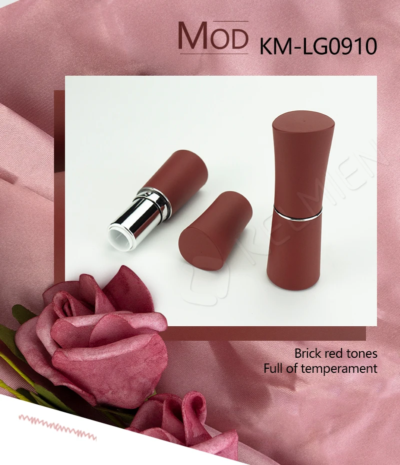 Unique Empty Lip Balm Containers Red Lipstick Tubes Cosmetic Customized Lipstick Tubes