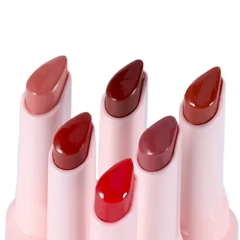 Veecci brand New solid moisturizing lipstick , With 6 Colors Moisturizing Mirror Nourishes Long Lasting    Soft Moisturizing  L
