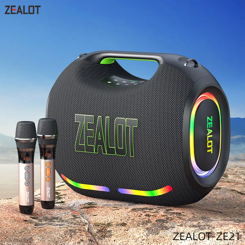 Zealot ZE21M Wireless Speaker - 250W Portable IPX4 Waterproof