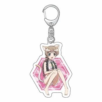 キーホルダー・アクリルキーホルダー STRIKE WITCHES RubberKeyAccessory set Strike Witches Keychain - Fashionable Anime Model Figure