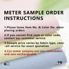 Sample Price: 1pc = 1m