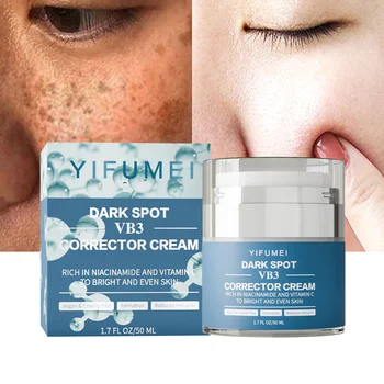 Private Label  Black Correcting Lightening Hyperpigmentation  Facial Freckle Whitening Moisturizing Dark Spot Remover Cream