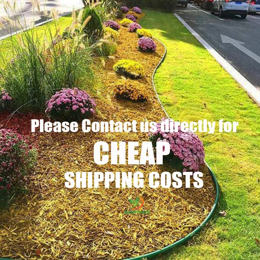 PE PVC Custom 1.97 5 Inches Landscaping Plastic Lawn Edging Rolls Smooth 10m for Garden Border