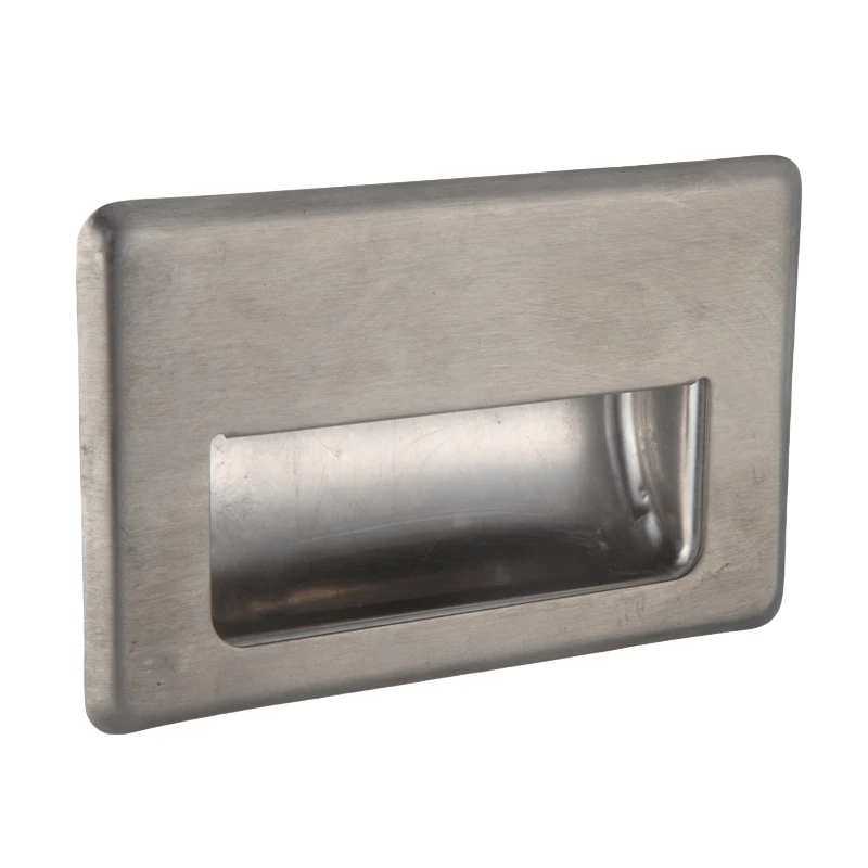 Cabinet Sliding Door Hidden Embedded Pull Handle Stainless Steel Square Flush Concealed Recessed Furniture Door Handle