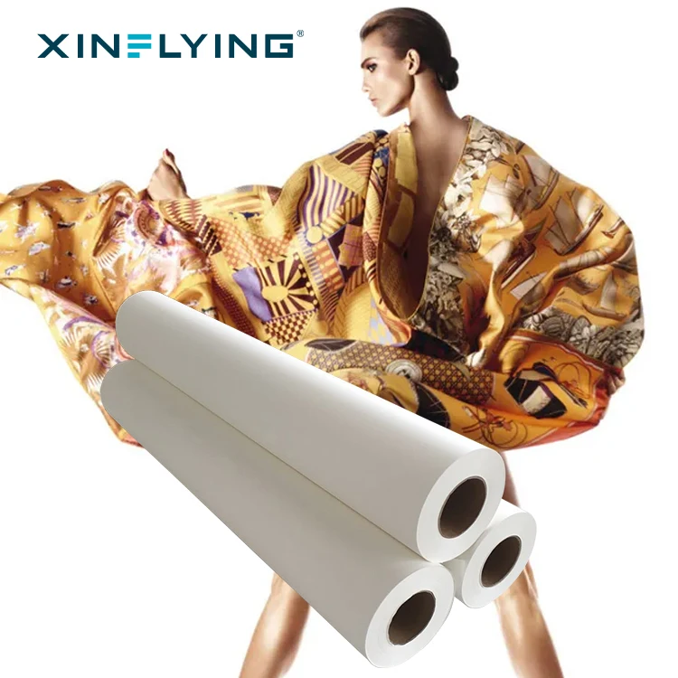 Cheap Sublimation Roll Paper Waterproof Sublimation Paper with High Quality  for Inkjet Printer on Stock