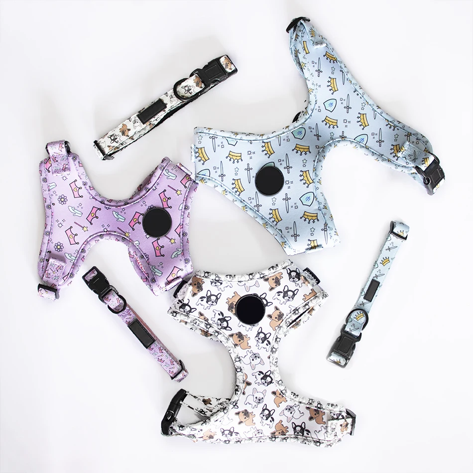 Custom Box Dog Product Adjustable Dog Harness Vest Premium Dogs Harness Accesorios Para Mascotas Correas Para Perros Y Gatos
