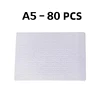 White A5-15x20 80  pcs